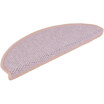 Hykkon Shellson Non-Slip Stair Tread Brown Semi-Circle 21cm x 65cm Hykkon Shellson Non-Slip Stair Tread Brown Semi-Circle 21cm x 65cm