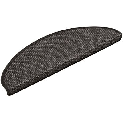 Hykkon Shellson Non-Slip Stair Tread Anthracite Semi-Circle 21cm x 65cm Hykkon Shellson Non-Slip Stair Tread Anthracite Semi-Circle 21cm x 65cm