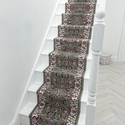 Astoria Grand Stair Runner Agostini Oriental Indoor Area Rug Green Runner 600cm x 70cm Astoria Grand Stair Runner Agostini Oriental Indoor Area Rug Green Runner 600cm x 70cm