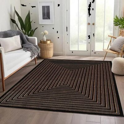 Brayden Studio Modern Large Area Rugs Long Hallway Runner Living Room Bedroom Carpet Floor Mats Black Rectangle 160 x 230 cm Brayden Studio Modern Large Area Rugs Long Hallway Runner Living Room Bedroom Carpet Floor Mats Black Rectangle 160 x 230 cm