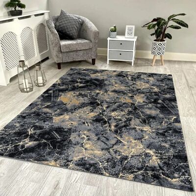 Metro Luxury Ochre Marble Area Rug – Non-Slip Washable Carpet, Large Living Room Rug, Hallway Runner & Bedroom Floor Mat Ochre Rectangle 120 x 170 cm Metro Luxury Ochre Marble Area Rug – Non-Slip Washable Carpet, Large Living Room Rug, Hallway Runner & Bedroom Floor Mat Ochre Rectangle 120 x 170 cm