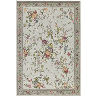 THEKO Flomi Sagrini Green - Floral Carpet 160x230 cm THEKO Flomi Sagrini Green - Floral Carpet 160x230 cm