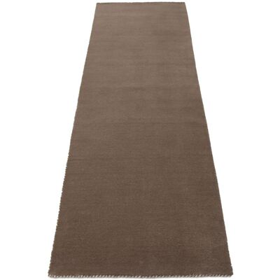 CARPETFINE - Gabbeh Lola Uni - Taupe - 80x300 cm - Rug CARPETFINE - Gabbeh Lola Uni - Taupe - 80x300 cm - Rug