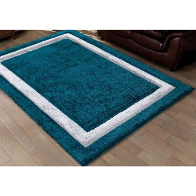 Fairmont Park New Modern Large Shaggy Rugs Hallway Runner Living Room Bedroom Carpet Floor Mat Blue Rectangle 120 x 170cm Fairmont Park New Modern Large Shaggy Rugs Hallway Runner Living Room Bedroom Carpet Floor Mat Blue Rectangle 120 x 170cm