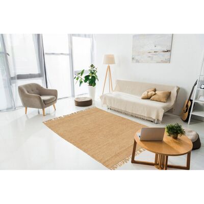 Highland Dunes Adin Hand Loomed Beige Rug Beige Rectangle 160 x 230cm Highland Dunes Adin Hand Loomed Beige Rug Beige Rectangle 160 x 230cm