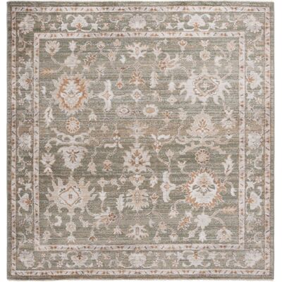 Bloomsbury Market Aisleyne 504 Area Rug In Green / Ivory Green / Ivory Square 183 X 183cm Bloomsbury Market Aisleyne 504 Area Rug In Green / Ivory Green / Ivory Square 183 X 183cm
