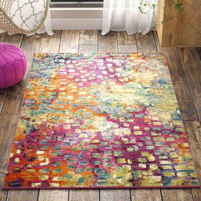 Safavieh Monaco Collection Pink and Multicolor Rug Safavieh Monaco Collection Pink and Multicolor Rug