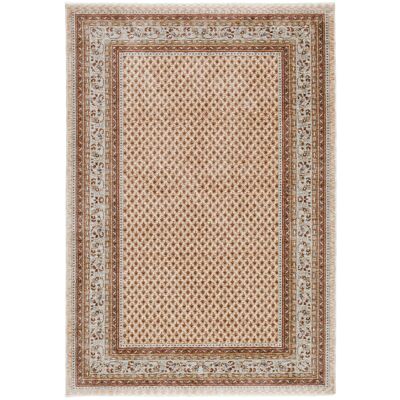THEKO Mir Carpet - Beige Multi, 120x180cm, Patterned Oriental Style THEKO Mir Carpet - Beige Multi, 120x180cm, Patterned Oriental Style