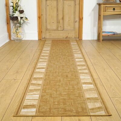 Latitude Run Turgay Alba Looped/Hooked Brown/Beige Rug Brown/Beige Runner 80 x 390cm Latitude Run Turgay Alba Looped/Hooked Brown/Beige Rug Brown/Beige Runner 80 x 390cm