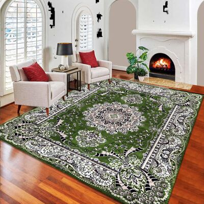 Latitude Vive Sivan Green Area Rug Green Rectangle 240 x 320cm Latitude Vive Sivan Green Area Rug Green Rectangle 240 x 320cm