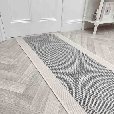 Ebern Designs Vichy Grey Indoor/Outdoor Hallway Runner Rug – Durable, Reversible & Hardwearing Carpet for Home or Garden Grey Runner 70 x 360 cm Ebern Designs Vichy Grey Indoor/Outdoor Hallway Runner Rug – Durable, Reversible & Hardwearing Carpet for Home or Garden Grey Runner 70 x 360 cm