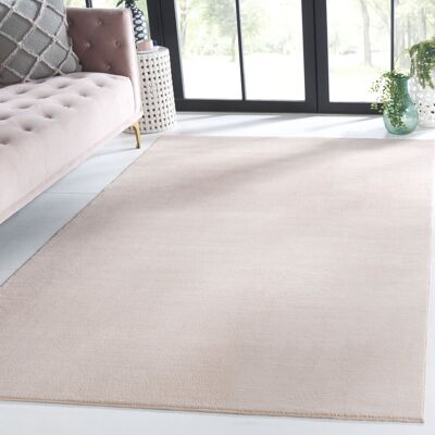 Latitude Run Arcelay Solid Colour Power Loom Beige Area Rug Beige Rectangle 122 x 183cm Latitude Run Arcelay Solid Colour Power Loom Beige Area Rug Beige Rectangle 122 x 183cm