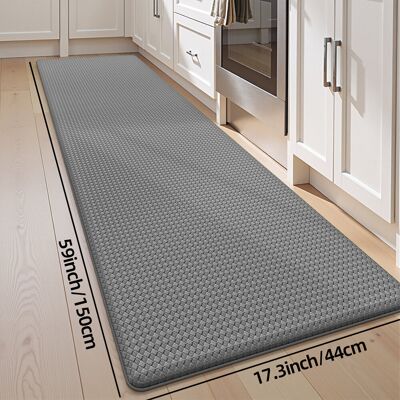 East Urban Home Dipson Anti-Fatigue Non-Skid Kitchen Mat Dark Grey Runner 44cm W x 150cm L East Urban Home Dipson Anti-Fatigue Non-Skid Kitchen Mat Dark Grey Runner 44cm W x 150cm L