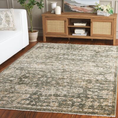 Bloomsbury Market Aisleyne 506 Area Rug In Green / Beige Green / Beige Rectangle 160 X 229cm Bloomsbury Market Aisleyne 506 Area Rug In Green / Beige Green / Beige Rectangle 160 X 229cm