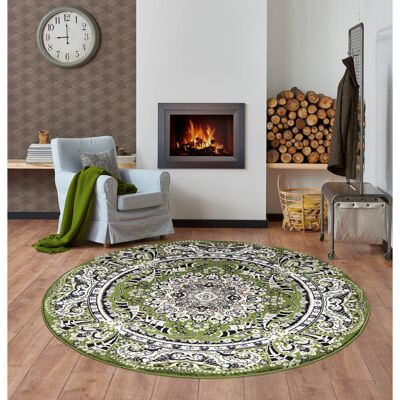 Latitude Vive Sivan Green Area Rug Green Rectangle 280 x 380cm Latitude Vive Sivan Green Area Rug Green Rectangle 280 x 380cm