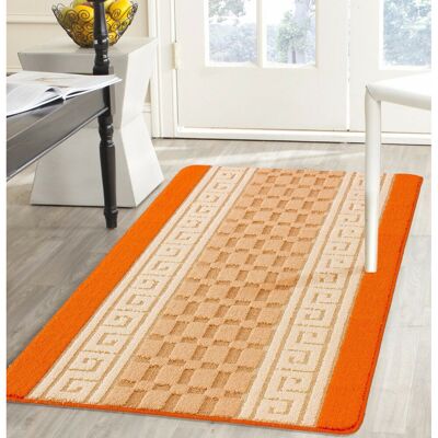 17 Stories Non-Slip Orange Indoor Area Rug – Washable Large & Small Door Mat, Hallway, Bedroom & Kitchen Floor Mat Orange;Orange Rectangle 120 x 150cm 17 Stories Non-Slip Orange Indoor Area Rug – Washable Large & Small Door Mat, Hallway, Bedroom & Kitchen Floor Mat Orange;Orange Rectangle 120 x 150cm