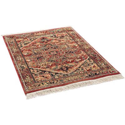 Theko Wool Rug - Red, 120x150cm, Durable, Traditional Design Theko Wool Rug - Red, 120x150cm, Durable, Traditional Design