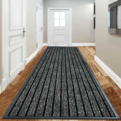 Latitude Run Beseris Kitchen Mat Grey 80 cm W x 300 cm L Latitude Run Beseris Kitchen Mat Grey 80 cm W x 300 cm L