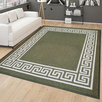 Fairmont Park Non Slip Area Rug Hallway Rug Kitchen Floor Mats Rugs Green;Cream Rectangle 160 x 230 cm Fairmont Park Non Slip Area Rug Hallway Rug Kitchen Floor Mats Rugs Green;Cream Rectangle 160 x 230 cm
