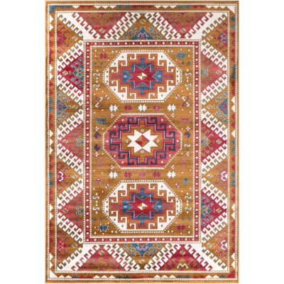 Latitude Vive Borjan Persian Mustard Indoor / Outdoor Area Rug Mustard Rectangle 160 x 230cm Latitude Vive Borjan Persian Mustard Indoor / Outdoor Area Rug Mustard Rectangle 160 x 230cm
