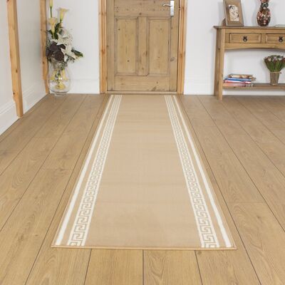 Brambly Cottage Runner Adamson Indoor Area Rug Beige Runner 300cm x 70cm Brambly Cottage Runner Adamson Indoor Area Rug Beige Runner 300cm x 70cm