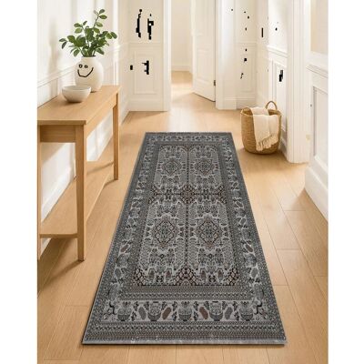 Astoria Grand Traditional Style Area Rug Extra Large Carpets For Bedroom Living Room Soft Carpet Long Hallway Runner Rugs Floor Mats Door Mat Grey Runner 60 x 220 cm Astoria Grand Traditional Style Area Rug Extra Large Carpets For Bedroom Living Room Soft Carpet Long Hallway Runner Rugs Floor Mats Door Mat Grey Runner 60 x 220 cm