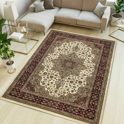Rosalind Wheeler New Luxury Large Traditional Rugs For Bedroom Living Room Carpet Hallway Runner Cream Rectangle 120 x 170cm Rosalind Wheeler New Luxury Large Traditional Rugs For Bedroom Living Room Carpet Hallway Runner Cream Rectangle 120 x 170cm