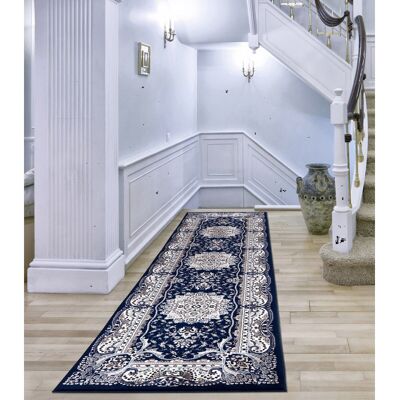 Latitude Vive Lombox Flatweave Blue Rug Blue Rectangle 200 x 290cm Latitude Vive Lombox Flatweave Blue Rug Blue Rectangle 200 x 290cm