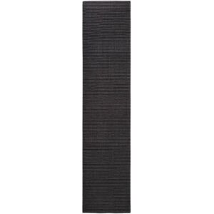 17 Stories Nalijah Sisal Black Area Rug black/white 350.0 H x 80.0 W cm