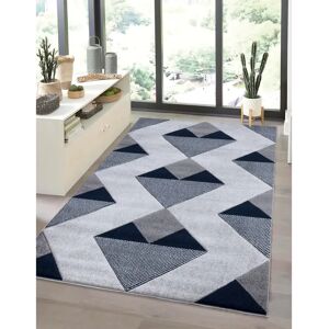 George Oliver Winterton Premium Machine Woven Navy Indoor / Outdoor Use Rug blue/navy 170.0 H x 120.0 W x 2.0 D cm