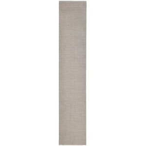 August Grove Rug Natural Sisal Grey gray/white 66.0 W cm