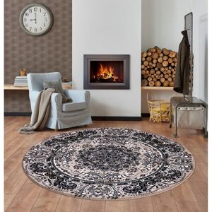 MH Bedding Store Ltd Floral Beige Area Rug white 120.0 H x 120.0 W x 4.0 D cm