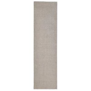 August Grove Rug Natural Sisal Grey gray/white 80.0 W cm