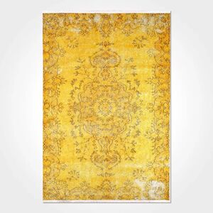 Latitude Vive Clontz Vintage Machine Woven Yellow Indoor / Outdoor Area Rug yellow 400.0 H x 240.0 W x 0.5 D cm