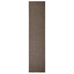 House of Hampton Kistler 100% Sisal Brown Rug brown/white 350.0 H x 80.0 W cm