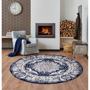 MH Bedding Store Ltd Rada Blue Rug blue 120.0 H x 120.0 W x 4.0 D cm