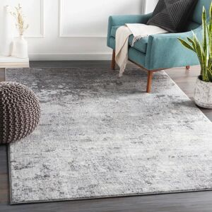 Borough Wharf Font Grey/White Indoor Rug gray/white 170.0 H x 120.0 W x 0.9 D cm