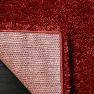 Ebern Designs Soft Shaggy Verona Rug Living Room Bedroom Carpet Hallway Runner Non Shed Pile red 170.0 H x 120.0 W x 1.2 D cm