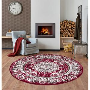 MH Bedding Store Ltd Traditional Rada Rug Oriental Pattern Red red 120.0 H x 120.0 W x 4.0 D cm