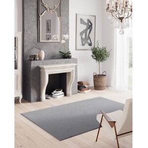 Willa Arlo Interiors Alja Machine Washable Plain Silky Tufted Stone Grey Rug white 80.0 W x 2.0 D cm