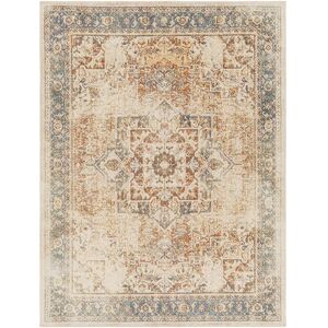 Fernleaf Saylor Power Loom Light Grey/Blue/Cream Rug black/blue/brown/white/yellow 275.0 H x 200.0 W x 0.35 D cm