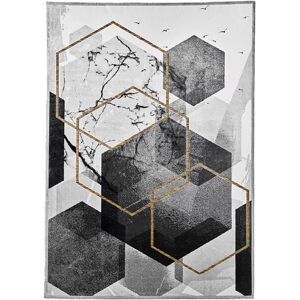 SITAP Carpet Couture Italia Gabrielle Machine Woven Rug black 235.0 H x 160.0 W x 1.0 D cm