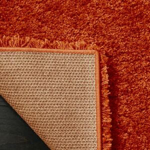 Ebern Designs Soft Shaggy Verona Rug Living Room Bedroom Carpet Hallway Runner Non Shed Pile orange 170.0 H x 120.0 W x 1.2 D cm