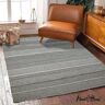 ABOUT HOME No Pattern And Not Solid Colour Handmade Silver Indoor / Outdoor Area Rug gray 180.0 H x 120.0 W x 1.0 D cm