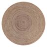 17 Stories Label51 Carpet Jute Round 150cm Natural brown/white 150.0 H x 150.0 W cm