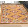 vidaXL High-Quality Machine Woven Mustard Indoor/Outdoor Rug yellow 170.0 H x 120.0 W x 1.2 D cm