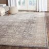 World Menagerie Astoria Distressed Looped/Hooked Grey/Beige Rug gray 160.0 W x 0.64 D cm
