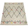 Mistana Tomita Shaggy Beige/Grey Rug gray/white 200.0 W x 3.5 D cm