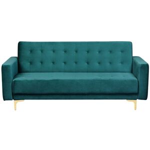 Canora Grey Cherry 3 Seater Clic Clac Sofa Bed  - green - Size: 83.0 H x 186.0 W x 88.0 D cm