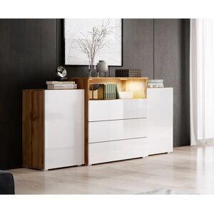 Zipcode Design Sideboard Walnut River white 78.7 H x 150.0 W x 31.0 D cm